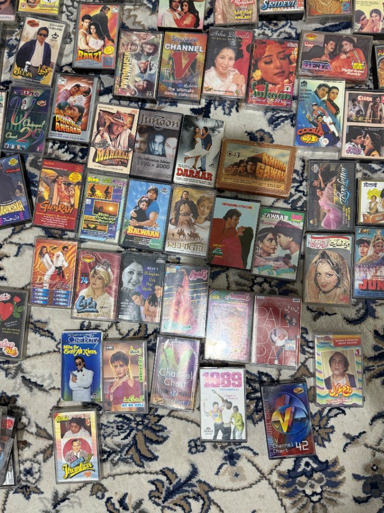 Bollywood and Pakistani cassettes 