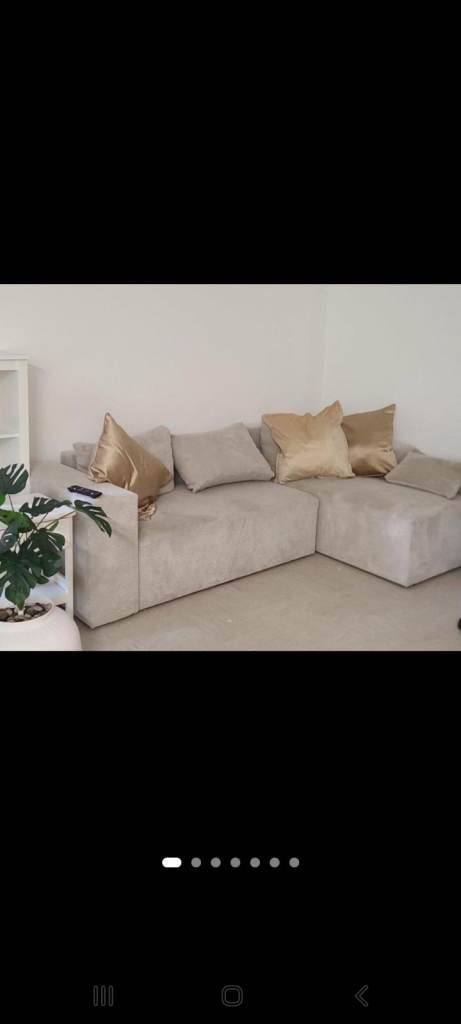 URGENT - Large Corner Sofa Bed with Cushions – Good Condition