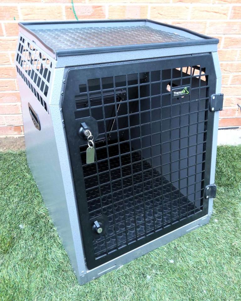 TransK9 ( B20 & B46 ) Transport dog box ( Lockable & Crash Tested ) Transk9