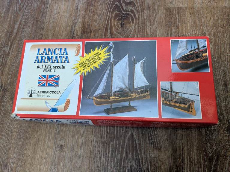 Lancia Armata del XIX Secolo Model Ship Kit – New, Unopened