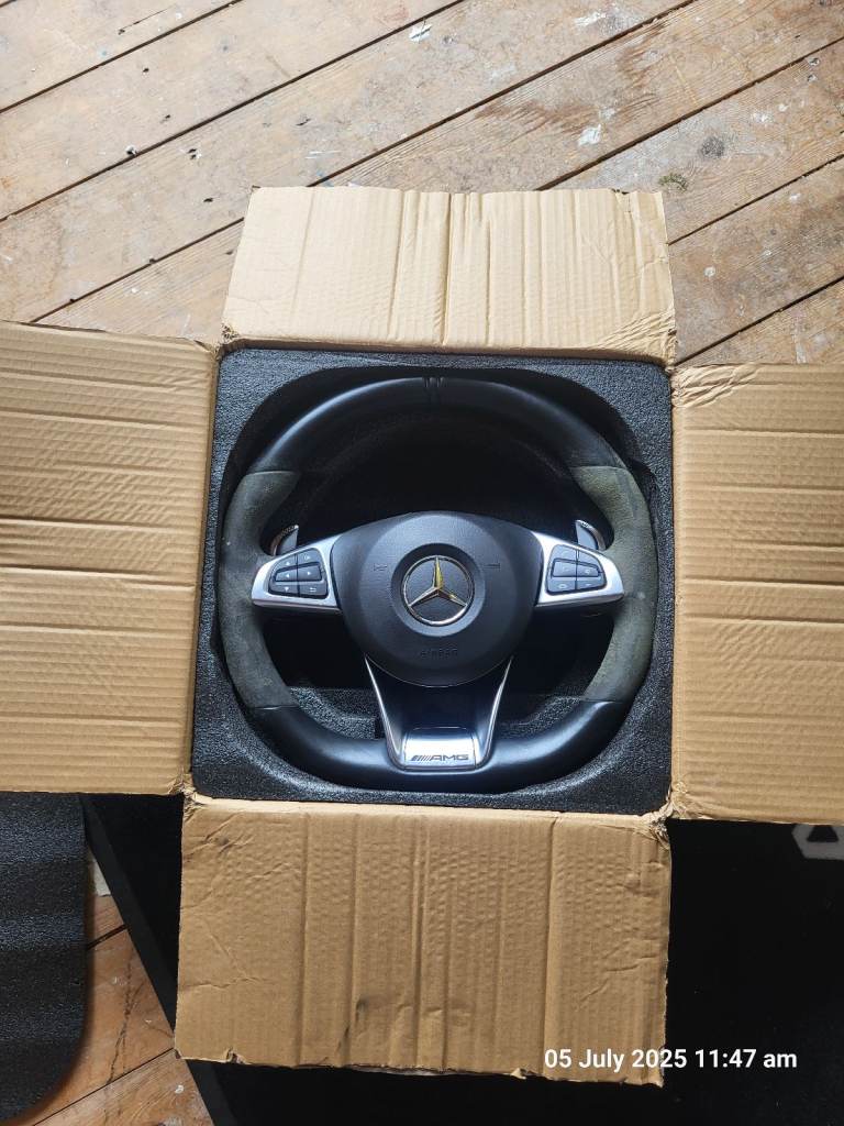 Mercedes A45 amg steering wheel