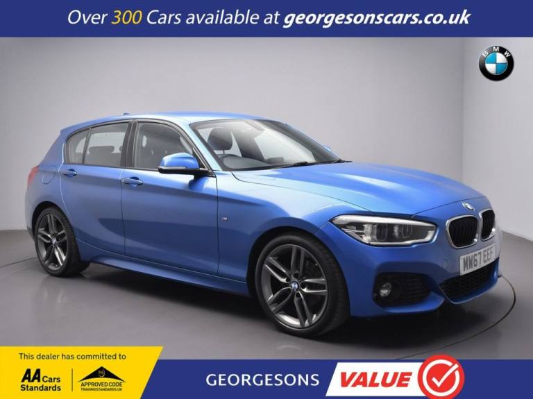 2017 BMW 1 Series 118i [1.5] M Sport 5dr [Nav] HATCHBACK PETROL Manual