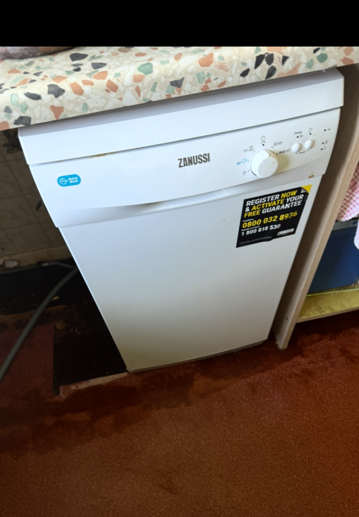 Zanussi slimline dishwasher