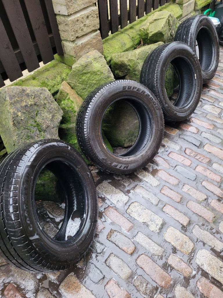 4 good van tyres size 205 65 16c with good tread 