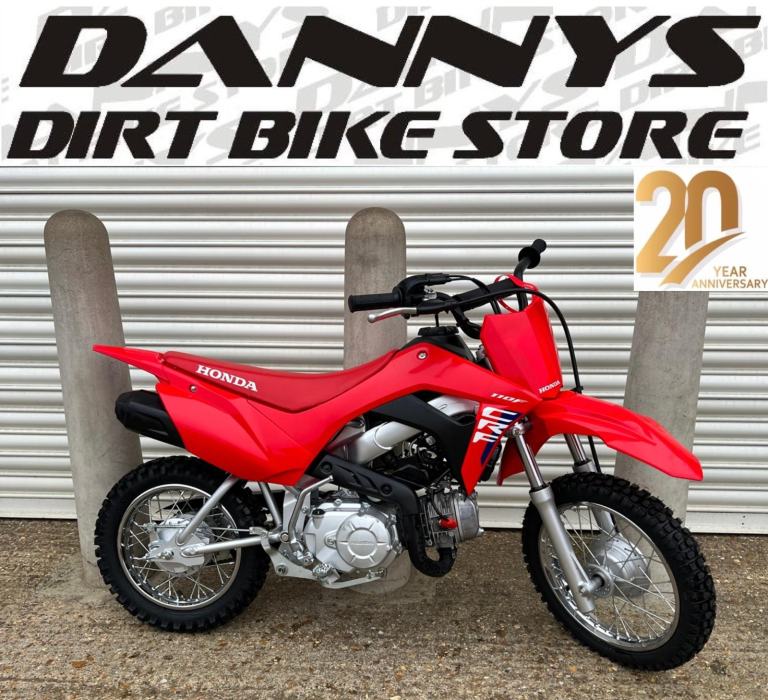 DANNYS DIRT BIKES E-START HONDA CRF 110 2025 CRF110 SEMI AUTO STARTER BIKE 