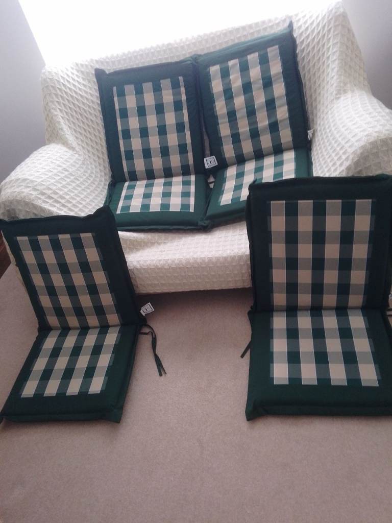 Garden outdoor high back seat cushions