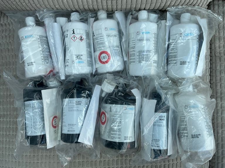 Emergency tyre puncture repair sealant, glue x10