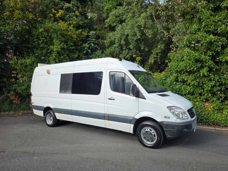 2009 MERCEDES BENZ SPRINTER 2.1 CDI 515 LWB HIGH ROOF CREW VAN CAMPER EX POLICE