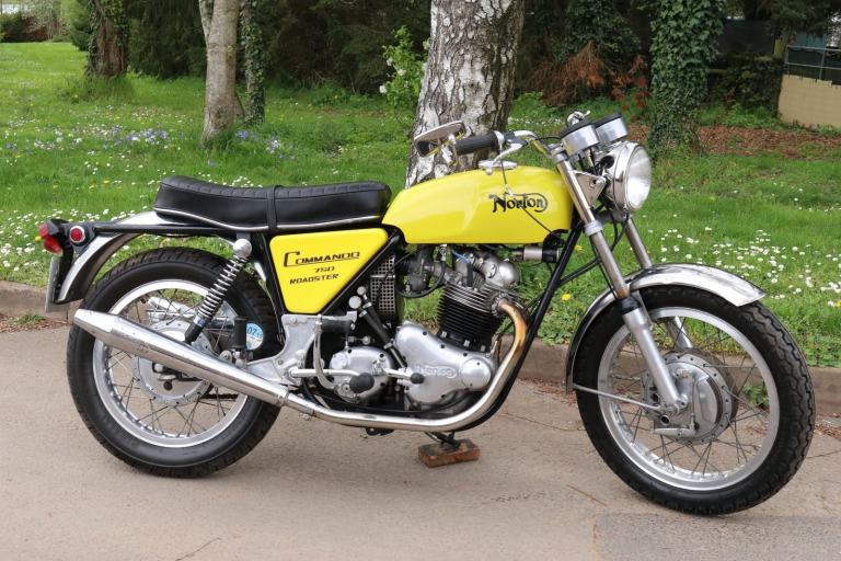 1970 Norton Commando 750, runs and rides. 