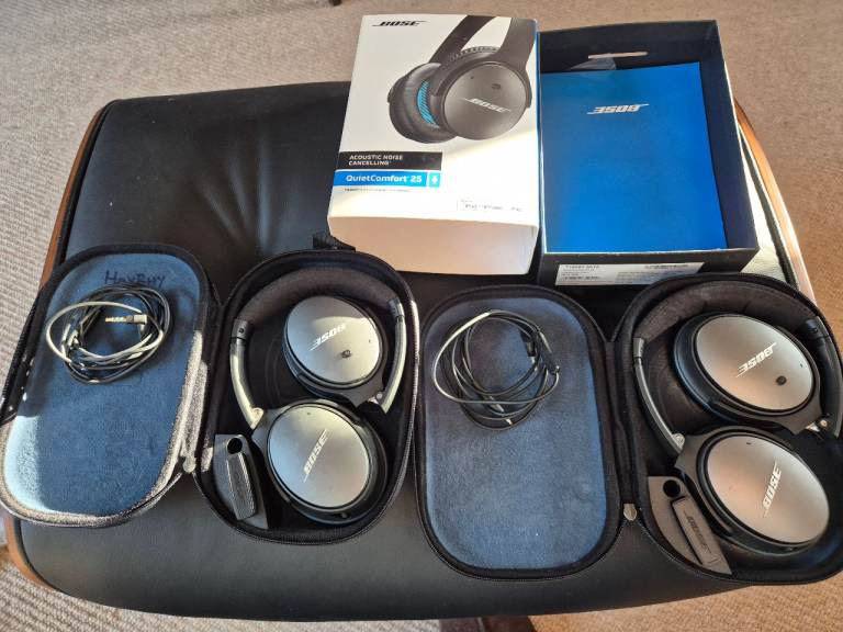 Bose QuietComfort 25 Both left ears not working 2 Pairs