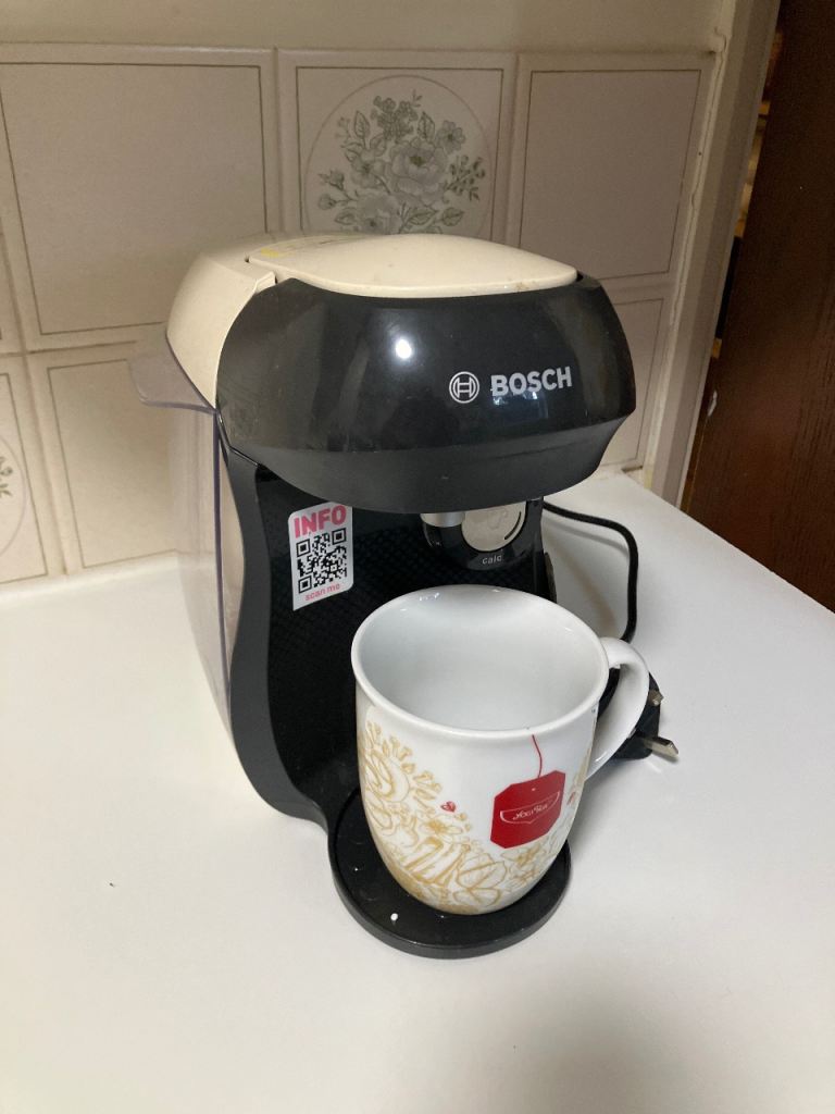 Bosch Tassimo Coffee Machine - Black & Cream, Good Condition