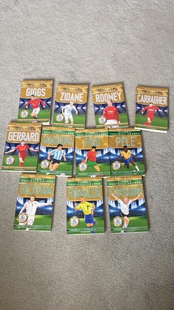 Great condition legends football books 