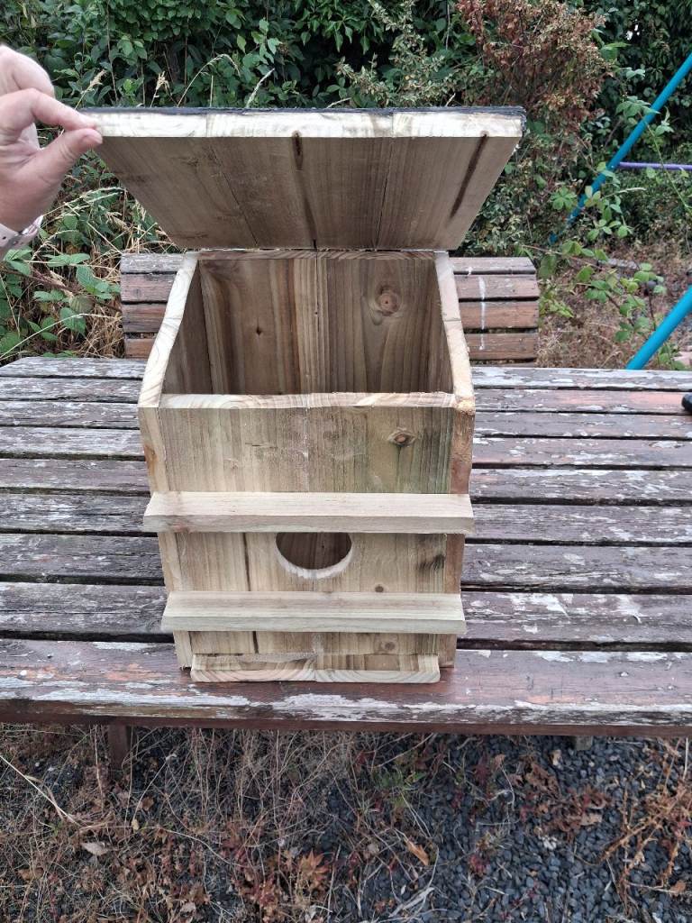 Handmade owl house 