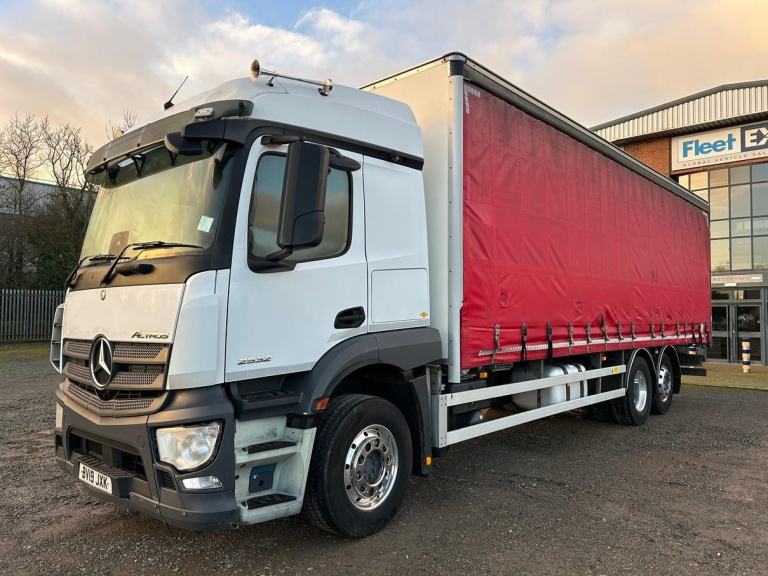 MERCEDES ACTROS 2532 *EURO 6* 26 TONNE CURTAINSIDE 2019 – BV19 JXK
