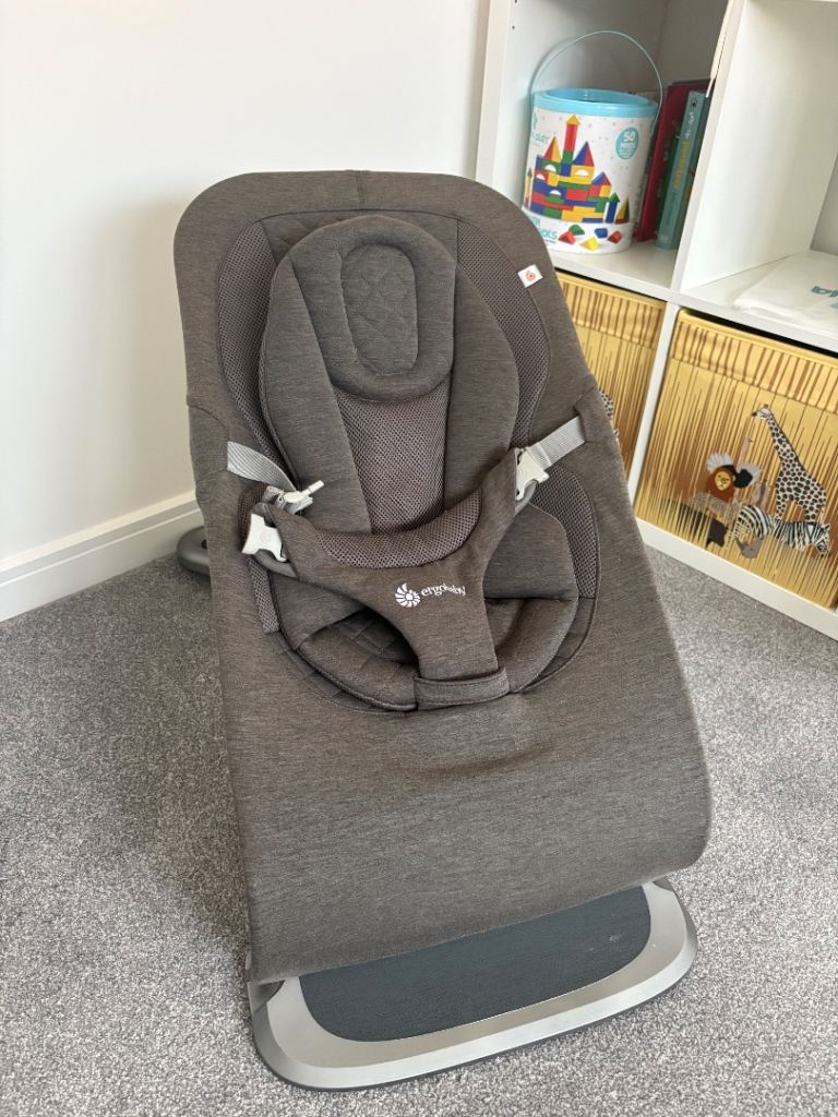 Ergobaby Evolve 3-in-1 Bouncer - Grey, As Good As New