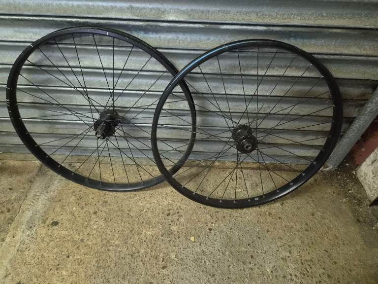 650b 27.5 wheelset boost front qr rear shimano freehub tubeless ready