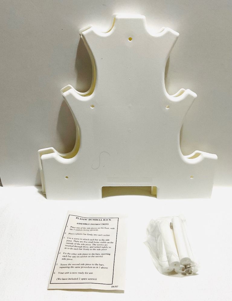 3 sets of weights & stand 