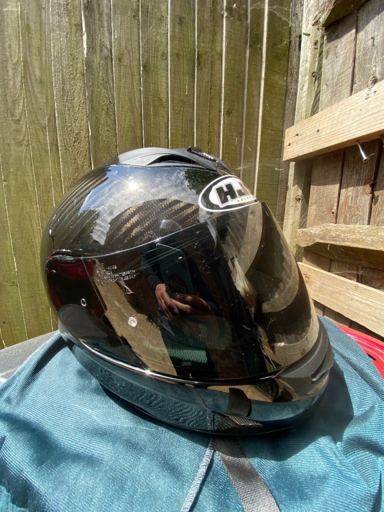 HJC Carbon motorbike helmet 