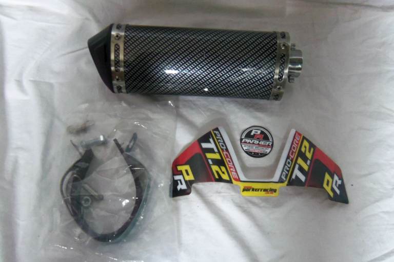  Pro Core T1.2 exhaust can race dirt bike etc with fitting kit brand new unused