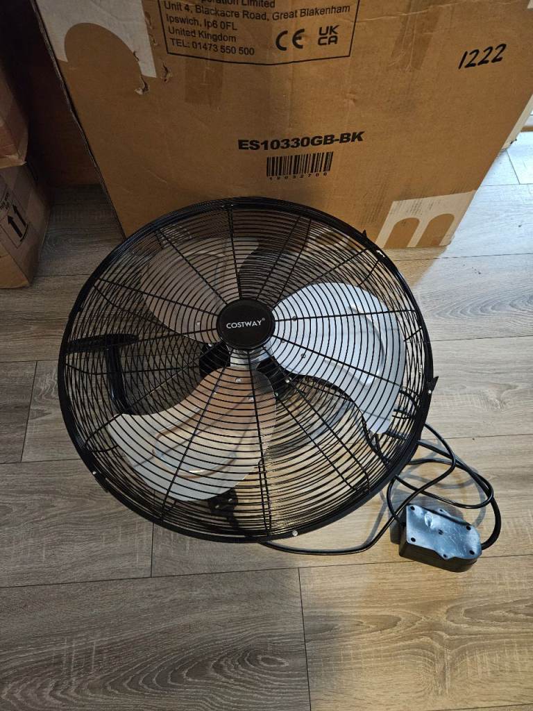 Large mounted wall fan £30.00