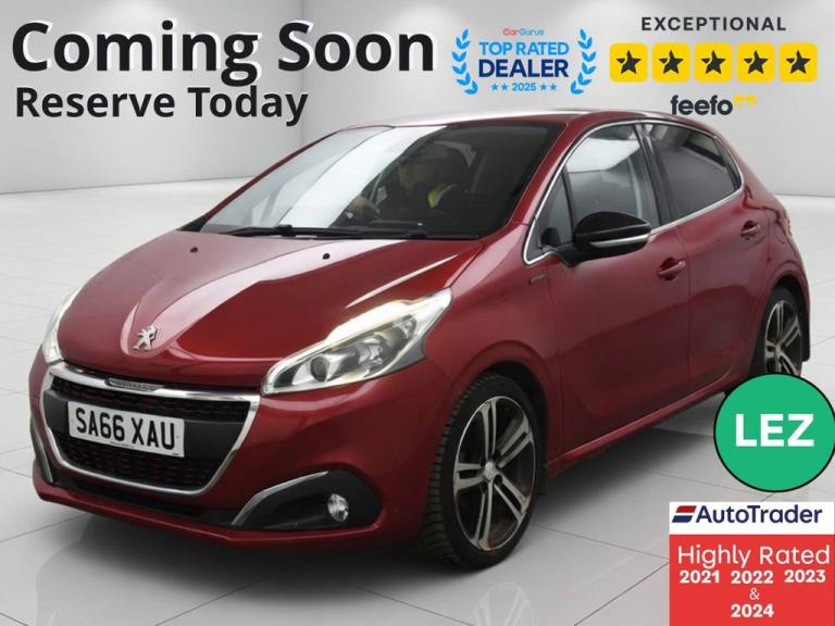 2016 Peugeot 208 1.6 BlueHDi GT Line Hatchback 5dr Diesel Manual Euro 6 (100 ps) Hatchback Diesel...