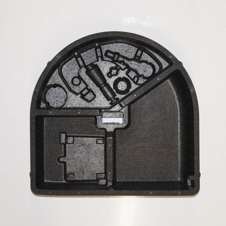 Ford B-Max spare wheel well storage tray AV11-19G381-AC from a 2013 B-Max