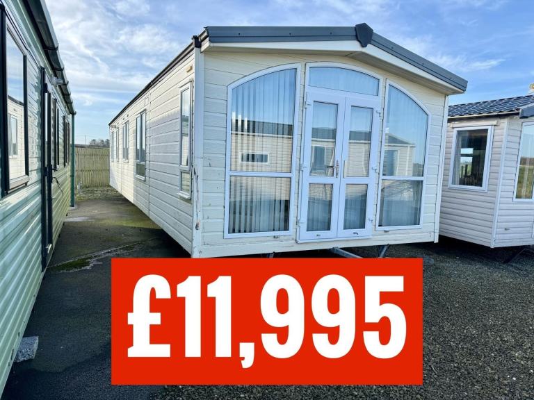 OFF SITE static caravan Scotland double glazed & heated 3 bed Cosalt Balmoral