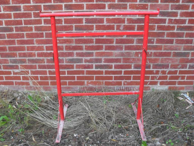 Builders red trestles in quite good condition just used on a self build.