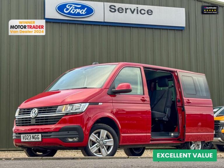 2023 Volkswagen Transporter Kombi SWB L1H1 Highline Air Con Alloys Camera Sensors EURO 6 NO VAT C...