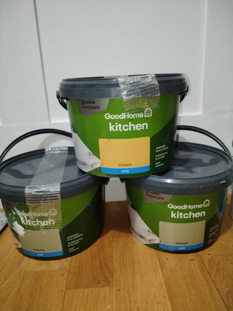 Kitchen paints all 3 tubs for £40