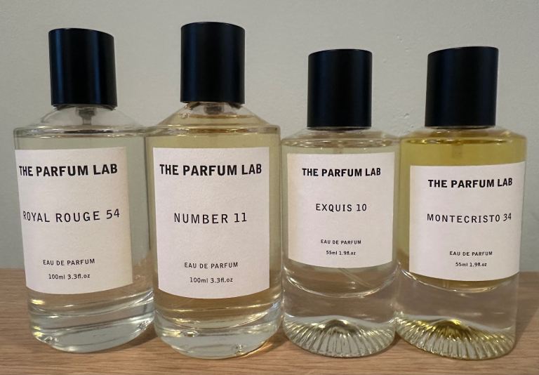 Parfum Lab lot of 4 unisex “inspired by” fragrances 