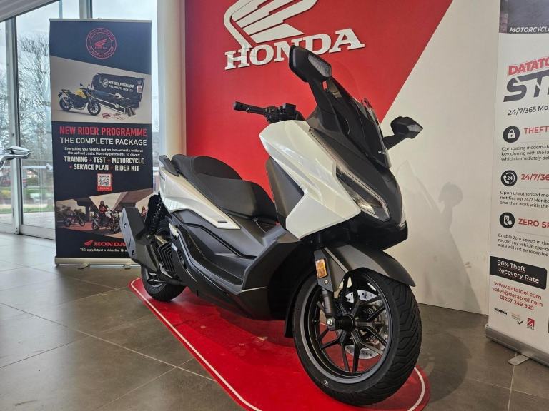 2026 HONDA FORZA 125 in Pearl Cool White 