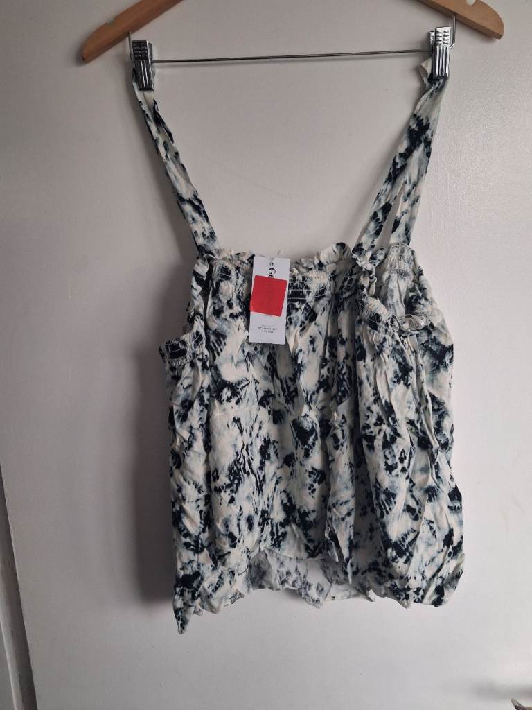 New Women's Multicoloured Viscose Top - Size 16