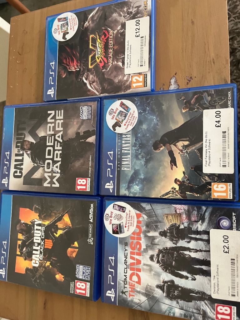 5 ps4 games
