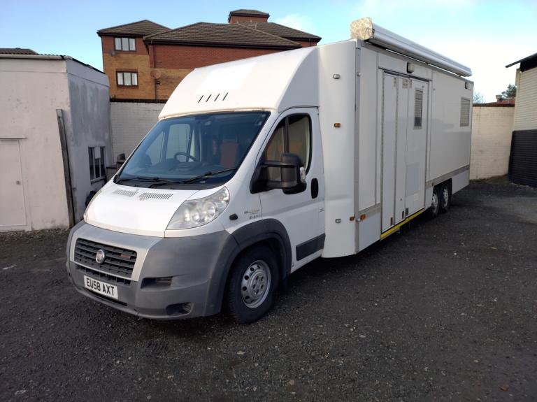 FIAT DUCATO 3.0 DIESEL 160 TAG AXLE MOBILE OFFICE + VAT 2008 / 58 @ MCD CARS
