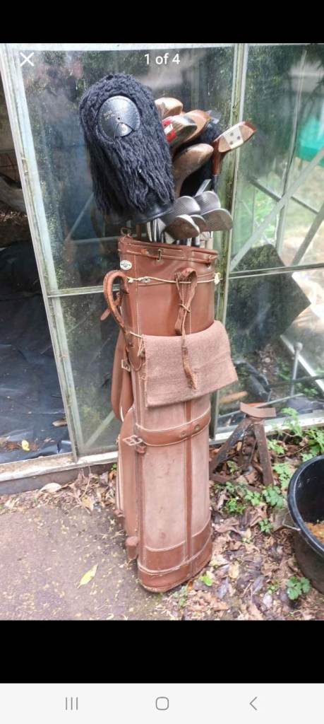 Vintage golf clubs