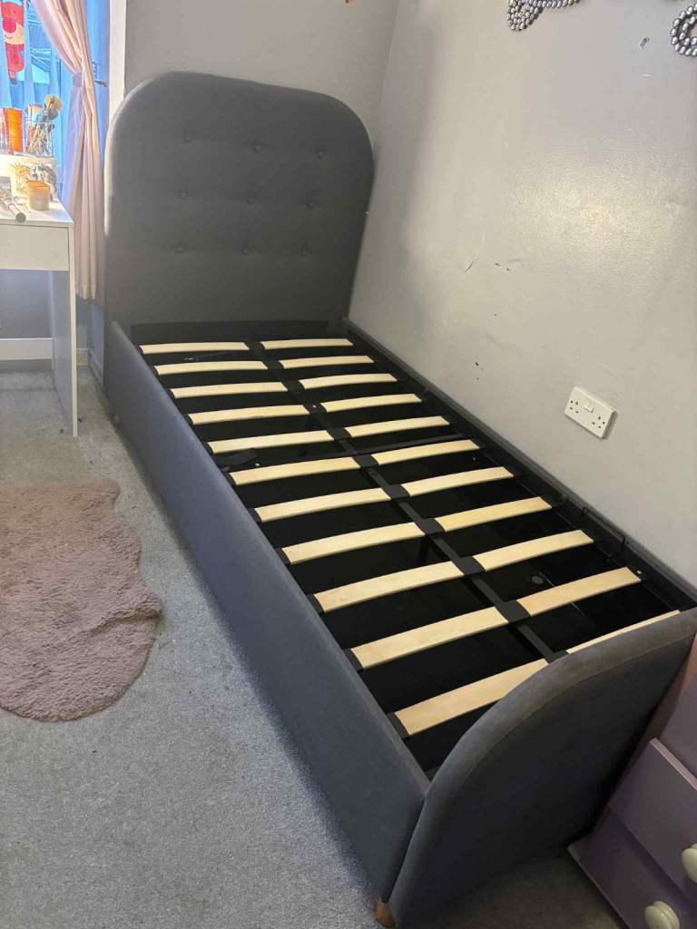 image for Single ottoman bed and mattress