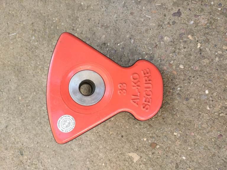 AL-KO caravan secure wheel lock.