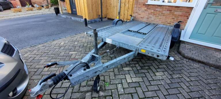 Brian James Trailer Car Transporter C2 Blue 126-1111