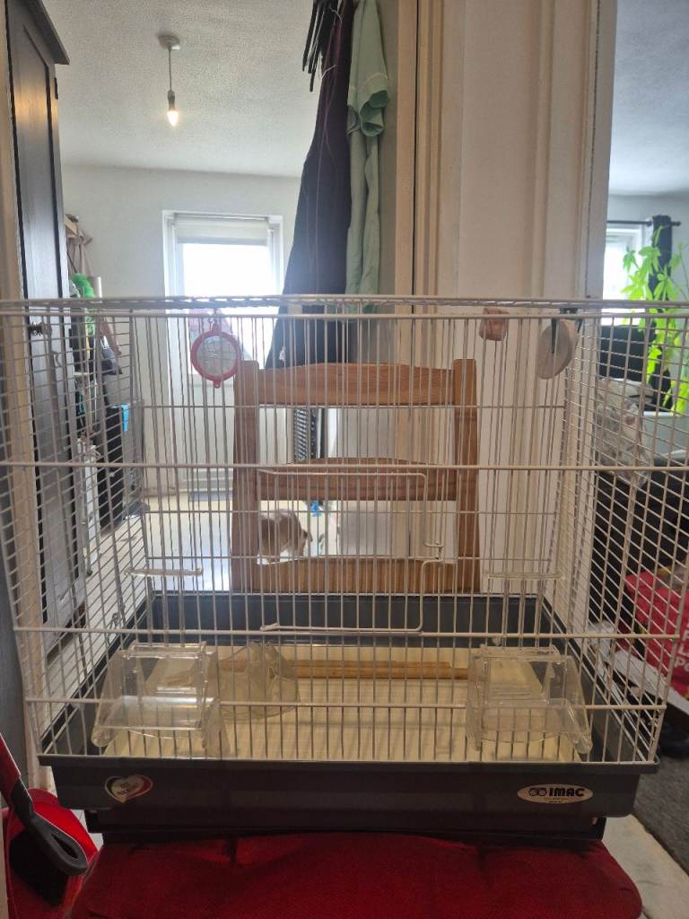 Bird cage 50cm long, 30cm Wide, 45 cm Height