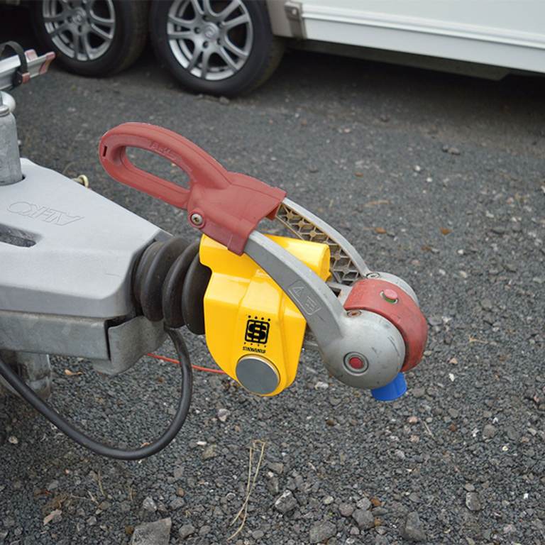 Hitch lock for caravan or trailer
