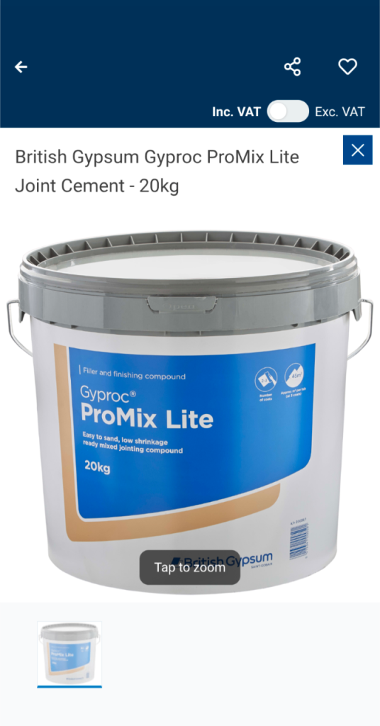 STILL AVAILABLE Drywall compound new full bucket 