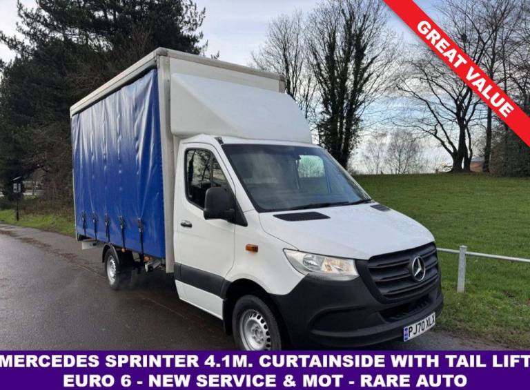 2021 Mercedes-Benz Sprinter 2.0 315CDI Progressive Curtainside Tail Lift, RWD Eu 6 (s/s) 150ps Cu...