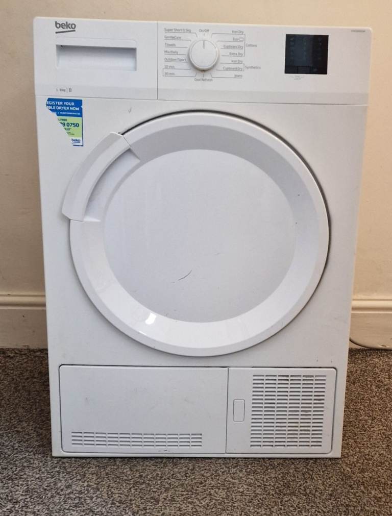 8KG BEKO CONDENSER DRYER-EXCELLENT CONDITION 