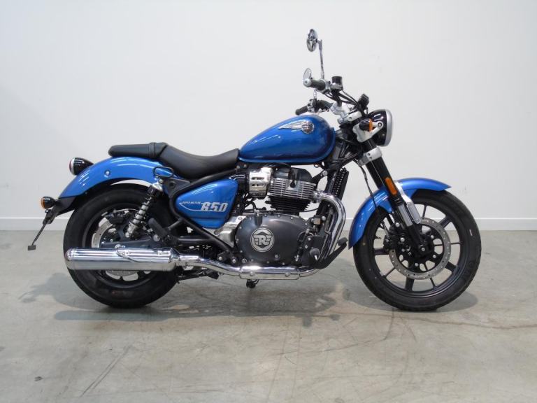 2026 Royal Enfield Super Meteor 650 - in Astral Blue 