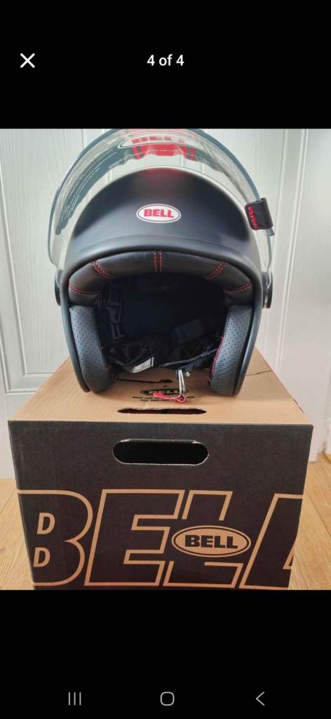 For sale new size large bell riot helmet mat black.