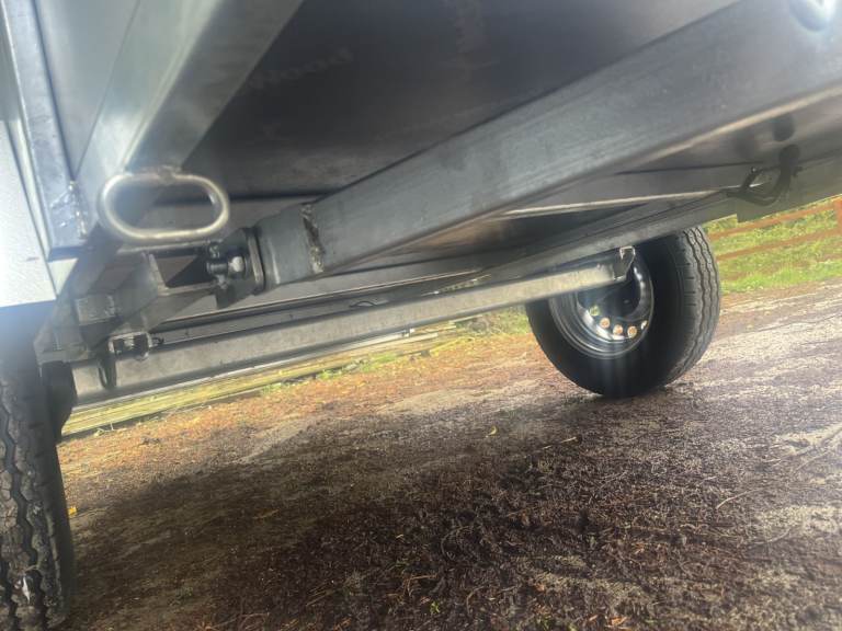 8x4 Galvanised Trailer Tipping 1400kgs payload Brand NEW Chassis Car Hitch Lock 