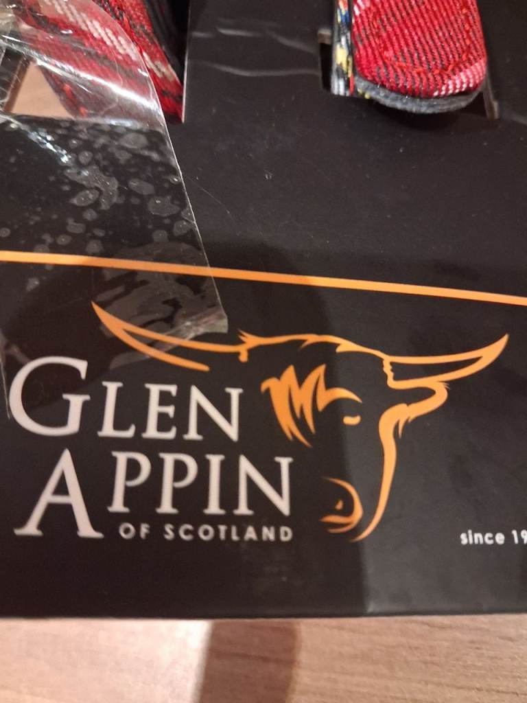 Red Tartan dog collar and lead set