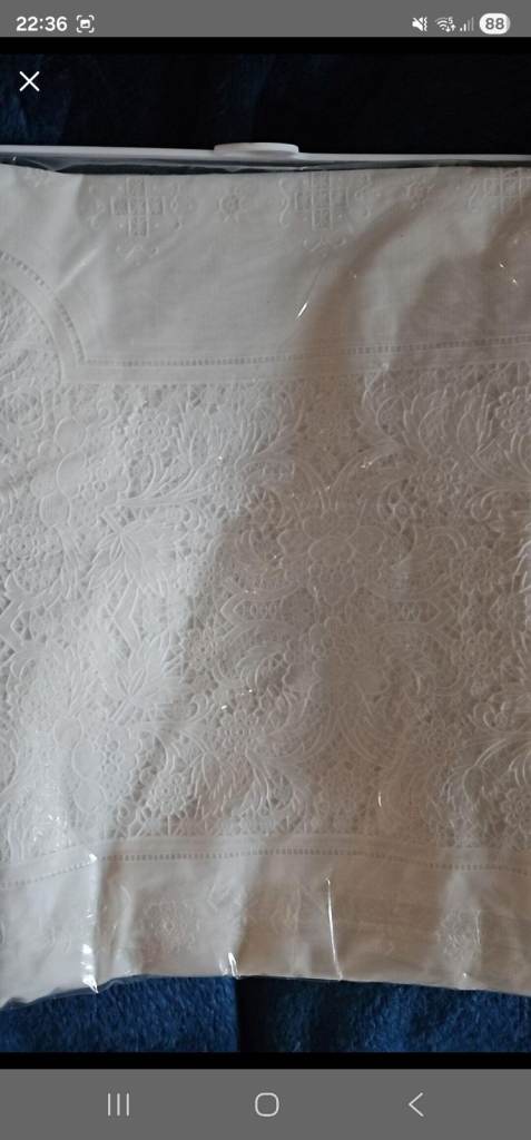 Vinyl Lace Tablecloth