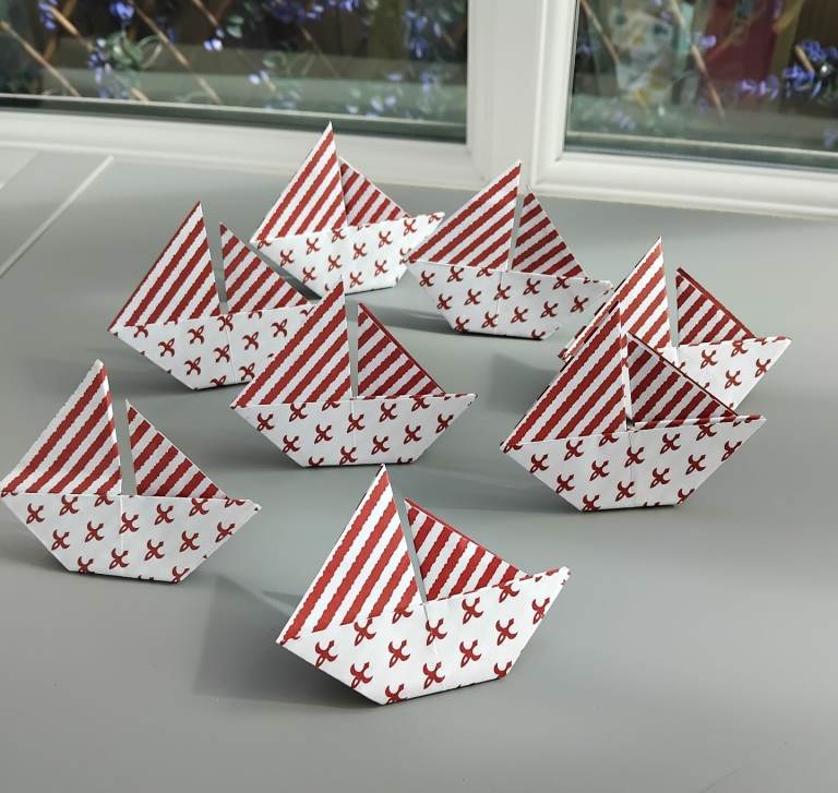 Little Origami Sailing Boats